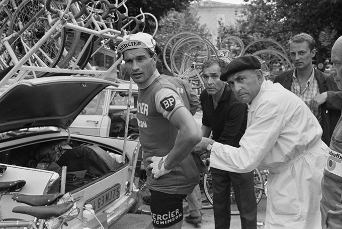 Raymond Poulidor and Antonin Magne