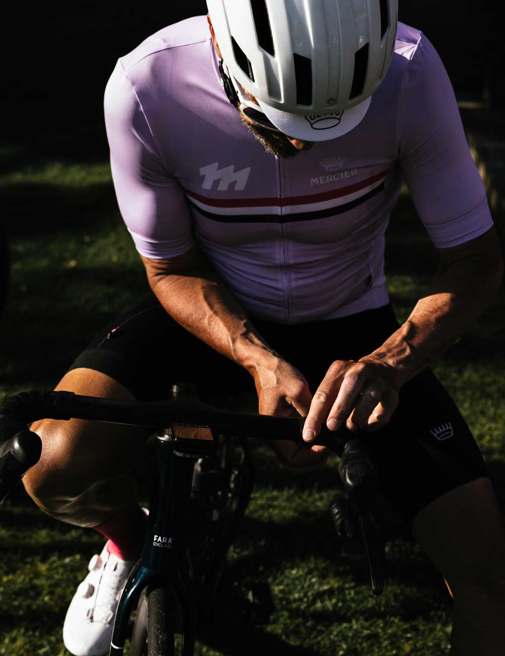 Maillot Annecy porté sur la route