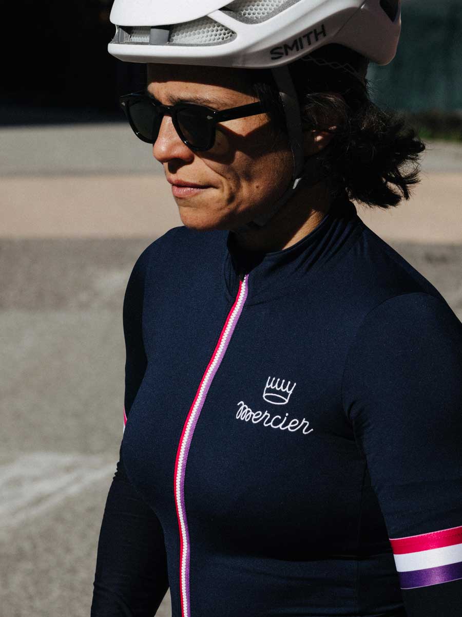 Détail du maillot Saint-Étienne Femme porté